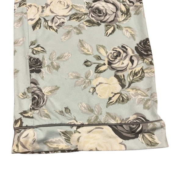 Flora by Flora Nikrooz | 2 Piece Light Blue Floral Pajamas Size Small - Picture 9 of 11